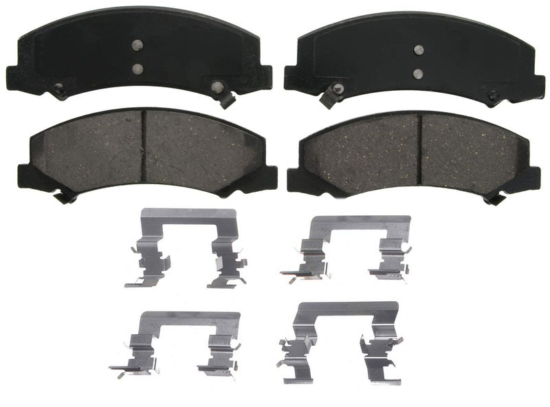 Wagner QS ZD1159 Disc Brake Pad Set, Chamfered Edges for Smooth, Quiet Stops, Fits 2006â€“2015 Chevrolet Impala - Image 1